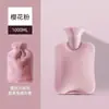 Bolsa de agua caliente de imitación de piel de conejo calentador de manos para inyección de agua calentador de manos invierno calor duradero gran capacidad PVC conveniente bolsa de agua caliente