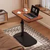 Mesa auxiliar de altura ajustable para uso doméstico, adecuada para apartamentos pequeños, salas de estar, mesitas de noche, escritorios de computadora y almacenamiento junto a la cama en el dormitorio