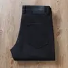 Calça comprida cáqui nova 2024 outono e inverno grossa de alta qualidade cinco bolsos masculina reta pequena Jeans casual