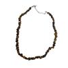 Collar vintage de cuentas de grava irregulares naturales para mujer, estilo étnico, cadena de clavícula con personalidad y temperamento únicos.