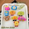 Clip de sellado decorativo para regalo con dibujos de animales del INS, clip de notas, clip de polipropileno para estudiantes, bonito producto pequeño de 2 yuanes