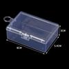 Caja de almacenamiento con cerradura de agujero redondo al por mayor de fábrica, caja de almacenamiento de plástico PP transparente, caja de herramientas con tarjeta de embalaje para piedra de afilar
