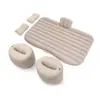 Colchón inflable para coche de fábrica, cama inflable trasera para coche, tela compuesta con protector de cabeza, equipo, cama de viaje para coche, venta al por mayor
