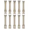 Molde Columna Romana Villa Modelo Columna Redonda Europea Decoración Columna de Cemento Encofrado Edificio de Concreto Plástico Espesado