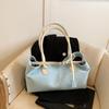 Bolso Retro de Diseño de Nicho para Mujer Primavera 2026 Nuevo Estilo Bolso de Hombro Único para Axila Bolso Tote de Gran Capacidad para Viajes