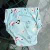 (Pantalones de Aprendizaje/Pantalones de Bebé) Cubierta de Pañal de Algodón Bordada para Bebé, Pantalones de Entrenamiento Impermeables, a Prueba de Fugas y Transpirables