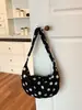 Bolsa elegante e minimalista tipo dumpling para mulheres, bolsa transversal, nova moda outono 2026, bolsa de ombro versátil para o dia a dia