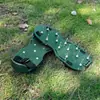 Ferramenta Afofadora de Grama de Jardim 4,2CM Sapatos com Pregos para Aeração do Solo Sapatos de Grama Gramado Auto nivelante Sapatos com Pregos de Epóxi