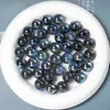 Cuentas Ding Yi Luna Fría K8-10-12-16 Ojo de Gato Estrellado Resina con Purpurina Fina Agujero Pasante Cuentas Sueltas Accesorios para Cadena de Teléfono DIY