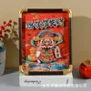 Novo Porta-Retrato com Moldura Vazada e Pintura 3D, Novo Porta-Retrato de Canto de Cobre, Material de PVC com Superfície de Vidro, Novo Suporte de Exibição com Efeito 3D Estilo Chinês, Estilo Chinês