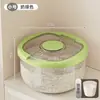 Contenedor de Almacenamiento de Arroz para Cocina del Hogar, Cubo de Arroz de Grado Alimenticio, Contenedor de Almacenamiento de Granos a Prueba de Insectos y Humedad, Contenedor Sellado de Tapa abatible de Gran Capacidad para Granos y Cereales