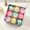 Decorações de Natal pingentes DIY enfeites layout de cena pacote de vestir bola de decoração para árvore de Natal cor macaron