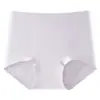 Pantaletas de algodón puro 40S para mujer 10A antibacterianas, entrepierna extendida, tacto suave de algodón, alta elasticidad, sin costuras, control de abdomen, de cintura alta para mujer