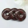 Directo de fábrica jade natural cristal 30mm hebilla de paz accesorios para joyería DIY collar de joyería significado anillo de paz