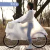 Impermeable para Scooter Eléctrico Bicicleta Adulto Universal Nuevo Una Persona Sobredimensionado Engrosado Motocicleta Bicicleta Eléctrica Capa de Lluvia Transparente