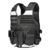 Chaleco Reflectante Táctico para Exteriores Camuflaje Molle Chaleco de Combate Cs Chaleco de Entrenamiento Multifuncional Transpirable Set
