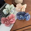 Nuevos Colores Flor Phalaenopsis Pinza de Pato Pinza para el Cabello en la Parte Posterior de la Cabeza para Mujer Pinza Horizontal Lateral Pasador