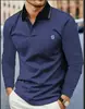 Nueva Camisa Polo de Verano para Hombre con Cuello, Mangas Cortas, Top Deportivo Casual para Golf, Camiseta de Manga Corta con Bloques de Color