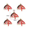 Acessórios de Joias de Liga Metálica com Gotejamento de Óleo DIY Pingente Divertido de Fantasma Abóbora Morcego para Pulseira Colar