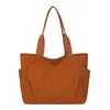 Nova Bolsa de Ombro Simples e Versátil de Grande Capacidade, Tecido de Nylon Leve e Impermeável, Bolsa Tote Feminina Estilo Japonês para o Dia a Dia