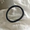 Diadema Elástica Negra para el Cabello para Mujer Estilo Coreano Sencilla Goma para el Pelo Cuerda Elástica Duradera para Cola de Caballo Tocado Flexible