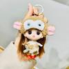 Chaveiro de Boneca Barbie Princesa Olho de Estrela Articulada Articulada Desenho Animado Exquisito Pingente para Bolsa de Menina