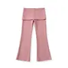 Pantalones acampanados de tobillo de moda, nueva colección de otoño, alta elasticidad, ajustados al cuerpo, adecuados para deportes, fitness, yoga, correr y uso casual