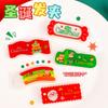 Bonito Natal hairpin crianças cartoon acrílico pequeno clipe cartoon menina franja clipe Natal hairpin cocar