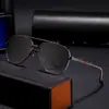 [Personalizado] Óculos de Sol Masculino Fashionable Sapo Espelhado Lentes Duplas Estilo Aviador Óculos de Sol Masculino Anti-UV para Dirigir
