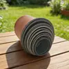 Vasos para Mudas de Duas Cores, Vasos Espessados para Mudas, Vasos para Flores Suculentas, Vasos para Plantio de Viveiro, Vasos Grandes de Plástico para Flores, Vasos de Plástico Macio