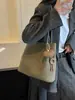 2026 Bolsa de Axila Tendência Grande Capacidade Bolsa Mãe-Filho Nova Moda Bolsa de Ombro Único Cor Sólida Toque de Luxo Bolsa Tote Retrô