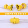 Fábrica 4 puntos 6 puntos manguera de 1 pulgada unión de tubería de agua acoplamiento rápido adaptador universal diámetro transfronterizo