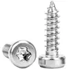 Acero Inoxidable 201 Tornillo Autorroscante Torx de Cabeza Cilíndrica de Cabeza Baja Tornillo de Ranura Torx de Cabeza de Copa de Cabeza Delgada M3/M4/M5/M6