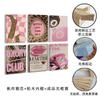 Amazon Estampado de Guepardo Rosa Arte de Pared para Dormitorio Póster de la Bola 8 de la Suerte Estilo Y2K Pintura Decorativa para Sala de Estar