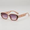 Gafas de sol con película fotográfica para fiestas de viaje, anti-ultravioleta, huecas, de alto nivel, estilo europeo y americano