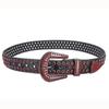 Cinto de diamante completo feminino Amazon Cross-border Glitt Rhinestone Incrustado Terno feminino Decorativo Cintura Selo Jeans com couro