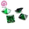 5A cor quadrada 34 # luz verde 35 # zircão verde escuro 3 * 3mm-10 * 10mm pedra nua atacado