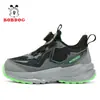 Zapatos infantiles Babu Dou, zapatillas deportivas para niños, nuevos modelos de primavera y otoño, zapatos transpirables de malla con hebilla giratoria, venta al por mayor de zapatos casuales para niños