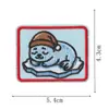 Patches Bordados de Animais Marinhos, Apliques Termocolantes Sem Costura, 9 Estilos Fofos e Adoráveis para Roupas, Mochilas e Cadernos