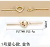 Fivela de Metal Estilo Simples Moderno Botão de Cheongsam Roupa Tang Hanfu Botão DIY Botão Costurado à Mão Botão Decorativo Novo Estilo Chinês Fivela de Fechadura