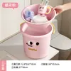 Juego de lavabo y cubo para dormitorio con asa, cubo de lavado y almacenamiento para dormitorio estudiantil, cubo de plástico portátil para el hogar para bañarse