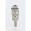 Conector Rápido Tipo C Autotravante Macho e Fêmea Micro Pneumático Estilo Americano Tubo de Oxigênio Tubo de PU Rosqueado Bomba de Ar Conector Rápido