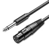 Cable de Audio Luxun de 6.5 a XLR Hembra Tarjeta de Sonido XLR Micrófono Balanceado Mezclador Cable de Micrófono de Grado de Ingeniería de Audio