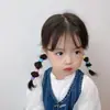 Faixa de Cabelo Little Princess para Crianças Faixa de Cabelo Polegar Colorida Elástico Alto Borracha Fofa Prendedor de Cabelo para Menina Não Machuca o Cabelo