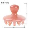 Pente Massajador de Disco de Resina de Cera de Abelha Sem Sândalo para Massagem no Couro Cabeludo, Abdômen, Barriga, Ombro, Pescoço - Escova Massageadora de Pontos de Acupuntura e Meridianos