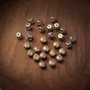 6mm Satélite Colorido Laser K9 Vidro Garra Pequena Redondo Proteína Cristal Iridescente Costurado à Mão Strass para Decoração de Roupas DIY