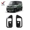Adecuado para Mitsubishi 25-26 Delica Mini Marco Decorativo para Tazón Interior de Puerta Delantera Manija de Puerta Marco Decorativo para Tazón de Puerta