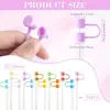 Amazon Nuevo Tapa de Silicona para Popote de 8 mm Color Caramelo Tapa Antipolvo Manga Reciclable para Popote