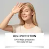 Crema Protectora Hidratante de Mantequilla Viareline, Ligera, Película de Rápida Formación, No Grasa, Crema Protectora Facial para Viajes de Verano
