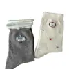 Calcetines de Algodón Puro para Otoño e Invierno para Mujer, Calcetines Blancos de Media Pantorrilla, Calcetines de Dibujos Animados de Moda, Calcetines Zhuji